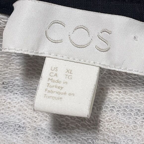 COS Sweatshirt Size XL Mens Long Sleeve French Terry 100% Cotton Boxy Fit - Picture 8 of 11